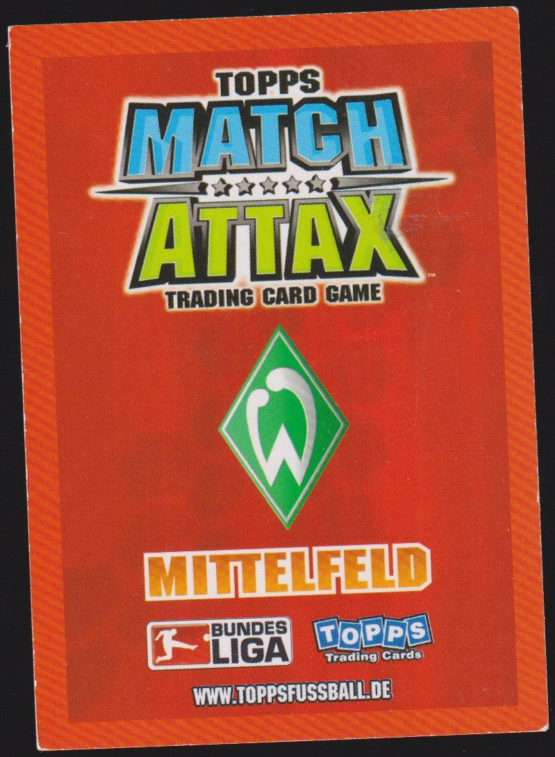 Topps Match Attax Mesut Özil Werder Bremen Bundesliga Parallel Rare Nr. 170 – Bild 2