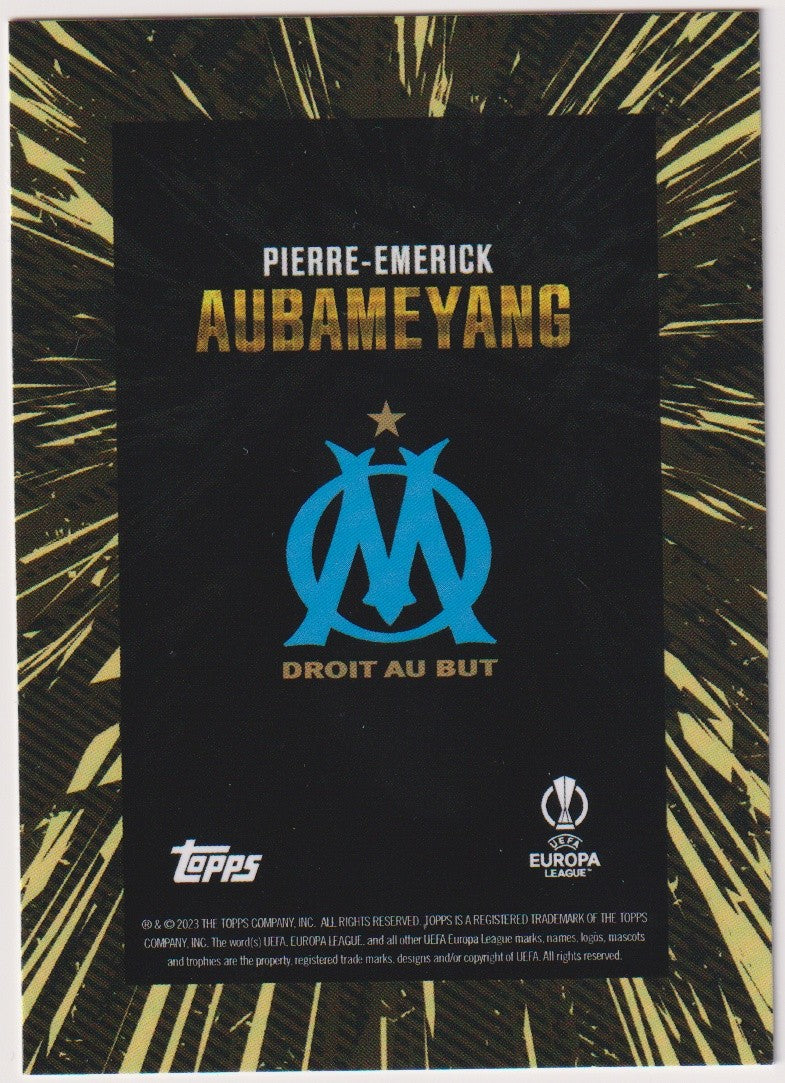 Topps Pierre-Emerick Aubameyang Olympique de Marseille UEFA Europa – Bild 2
