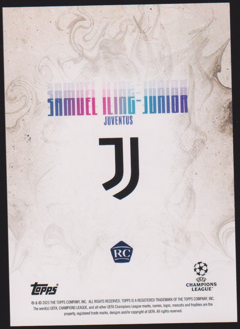 Topps Champions League Samuel Ilinga Junior Juventus Parallel Rare Rookie – Bild 2