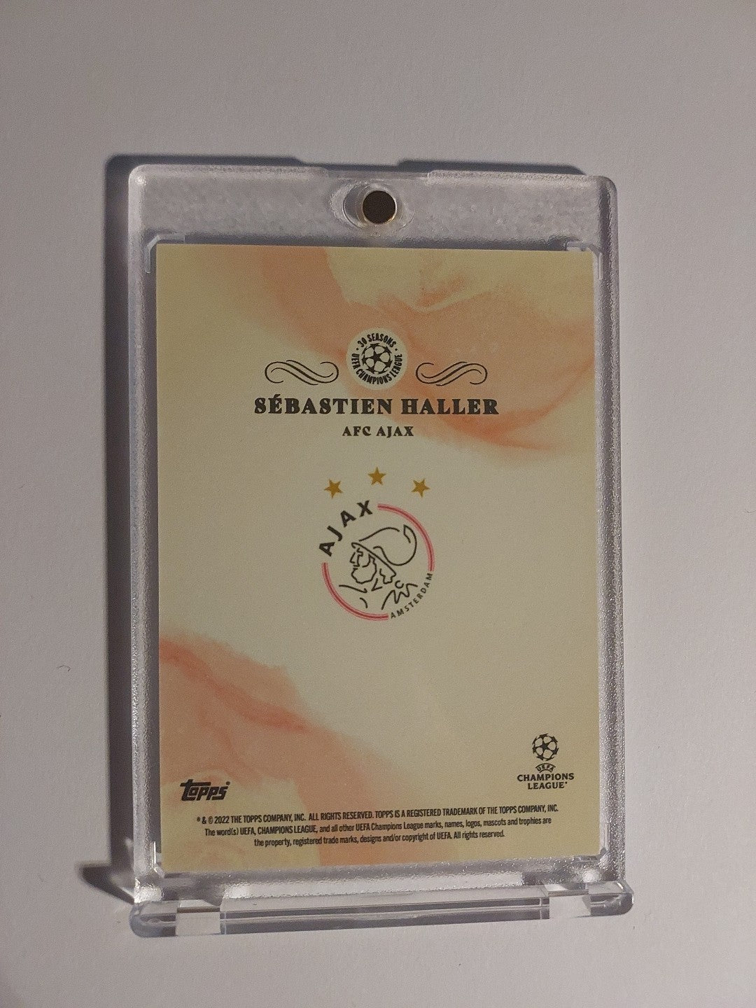 Topps Inception 2021-22 Sebastian Haller Afc Ajax Amsterdam Parallel Insert Hit – Bild 2