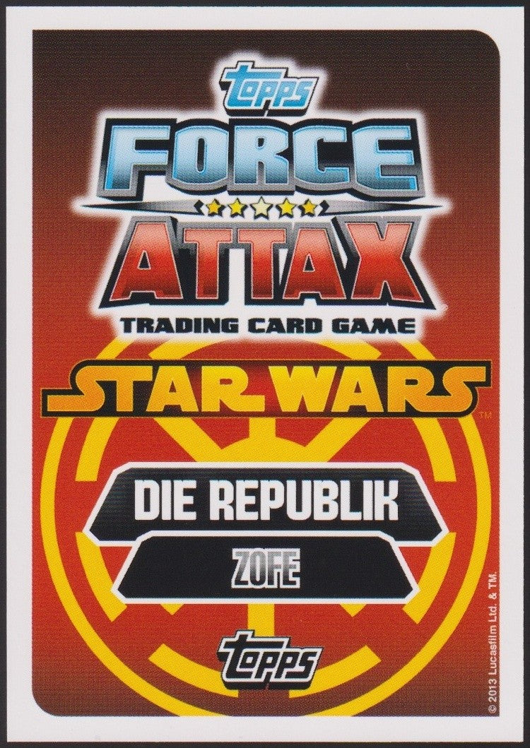 Topps Star Wars 2013 Dorme Zofe Republik (Film Version) TCG Rare #115 – Bild 2