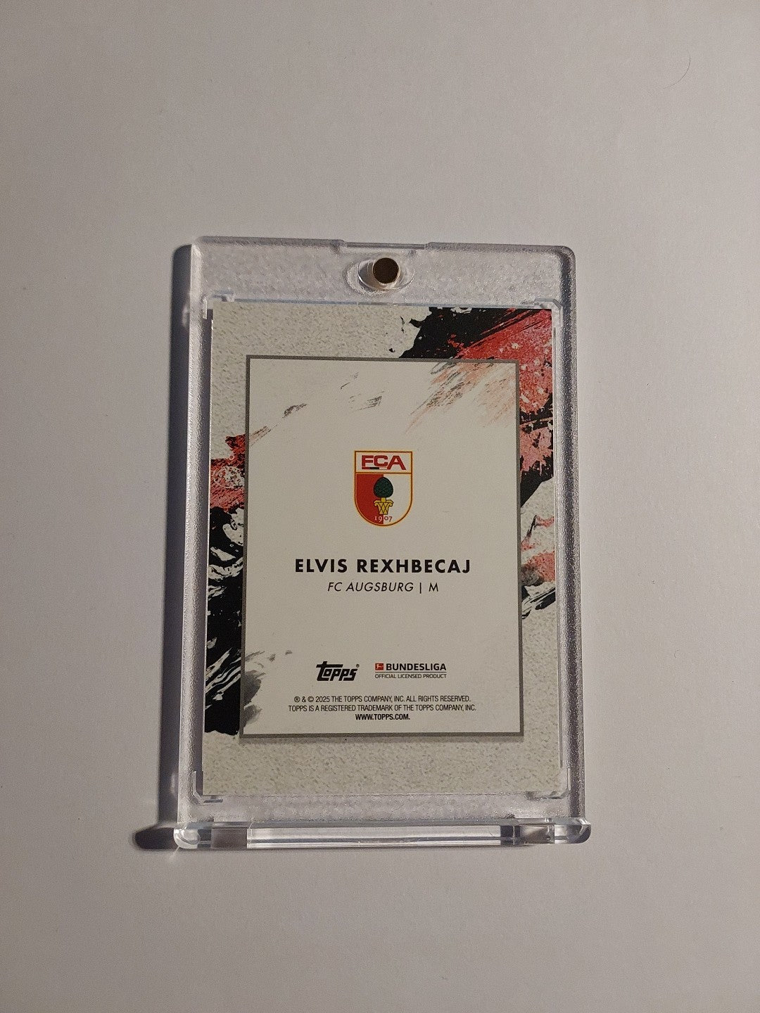 Topps Inception Bundesliga 2024-25 Elvis Rexhbecaj Augsburg Parallel Ultra Rare – Bild 2