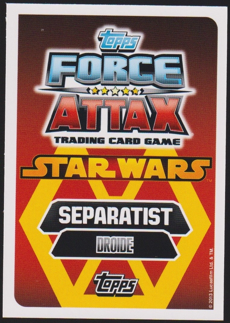 Topps Star Wars 2013 Zerstörer-Droide Separatist (Movie) TCG Rare #140 – Bild 2
