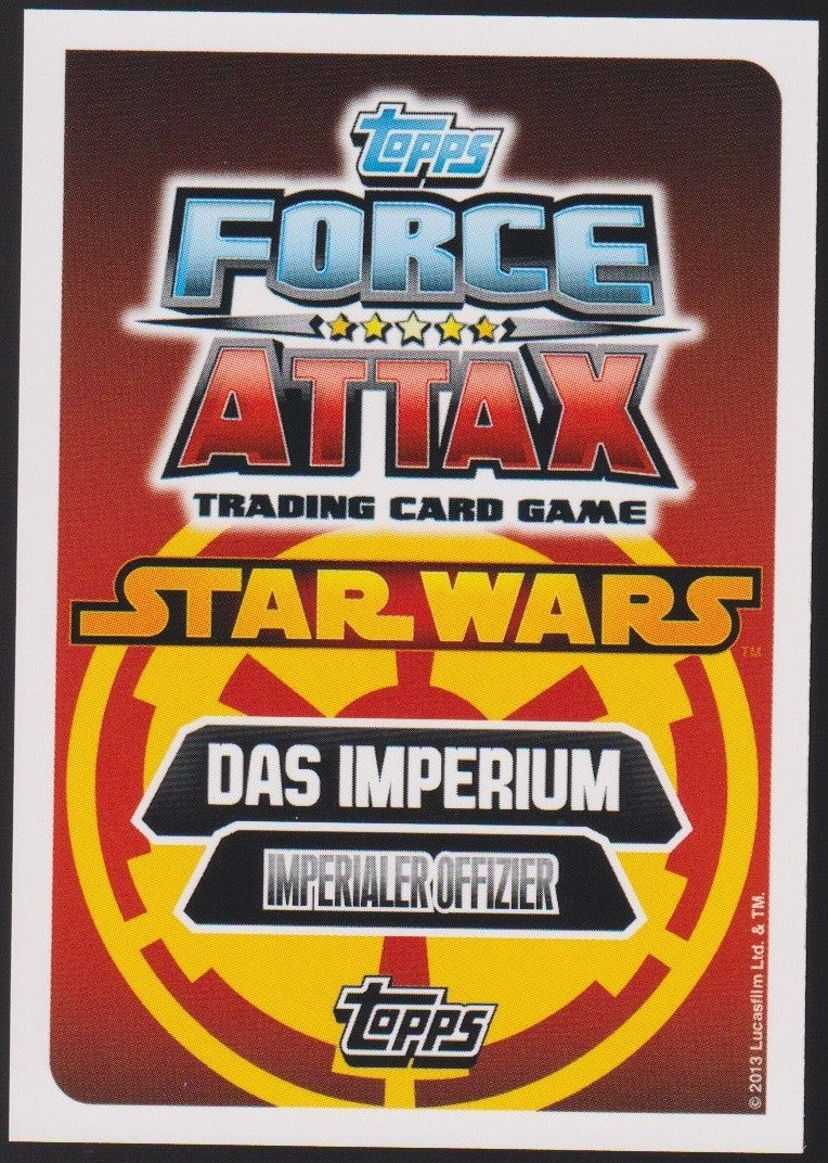 Topps Star Wars 2013 Captain Khurgee IMPERIUM (Film Version) TCG Rare #/49 – Bild 2