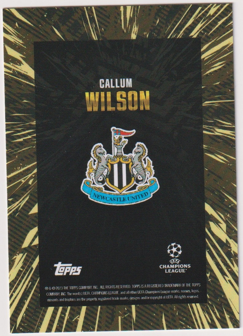 Topps Champions League Callum Wilson Newcastle United Parallel Rare – Bild 2