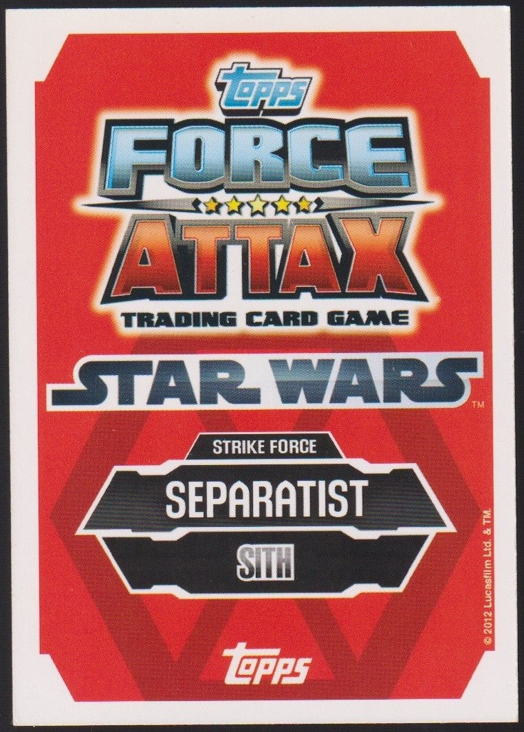 Topps Star Wars 2012 Asajj Ventress Sith Separatist Full Art TCG Rare #183 – Bild 2