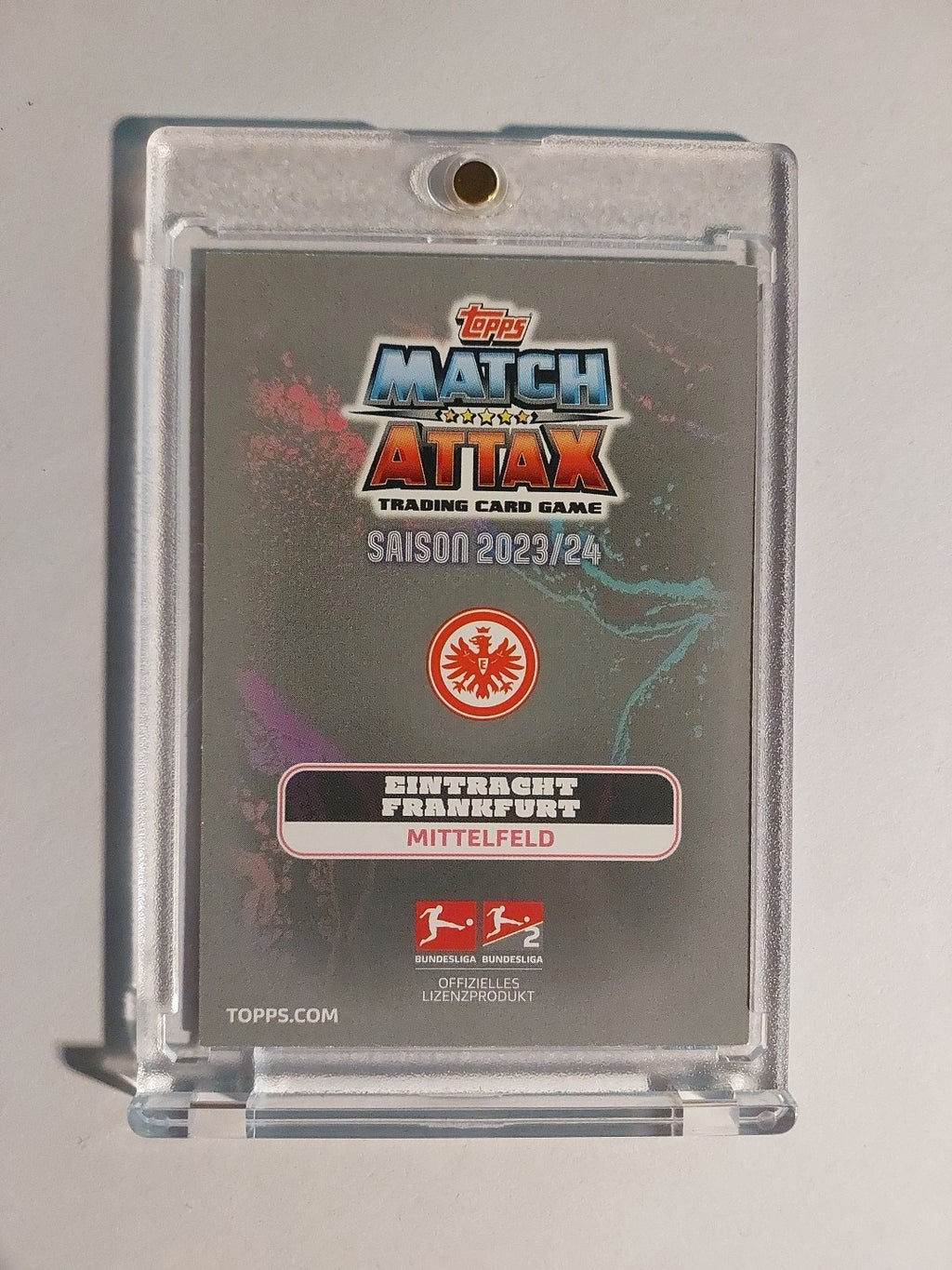 Topps Match Attax 2023-24 Mario Götze Frankfurt Matchwinner Parallel Insert Rare – Bild 2