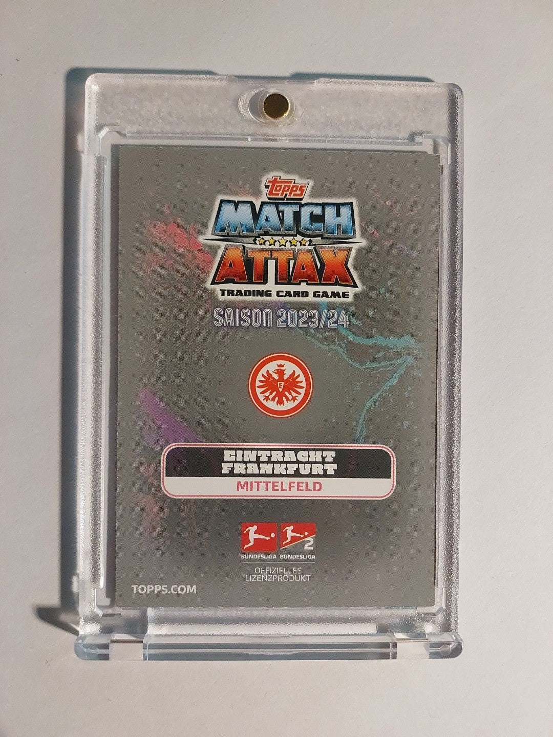 Topps Match Attax 2023-24 Mario Götze Frankfurt Matchwinner Parallel Insert Rare – Bild 2