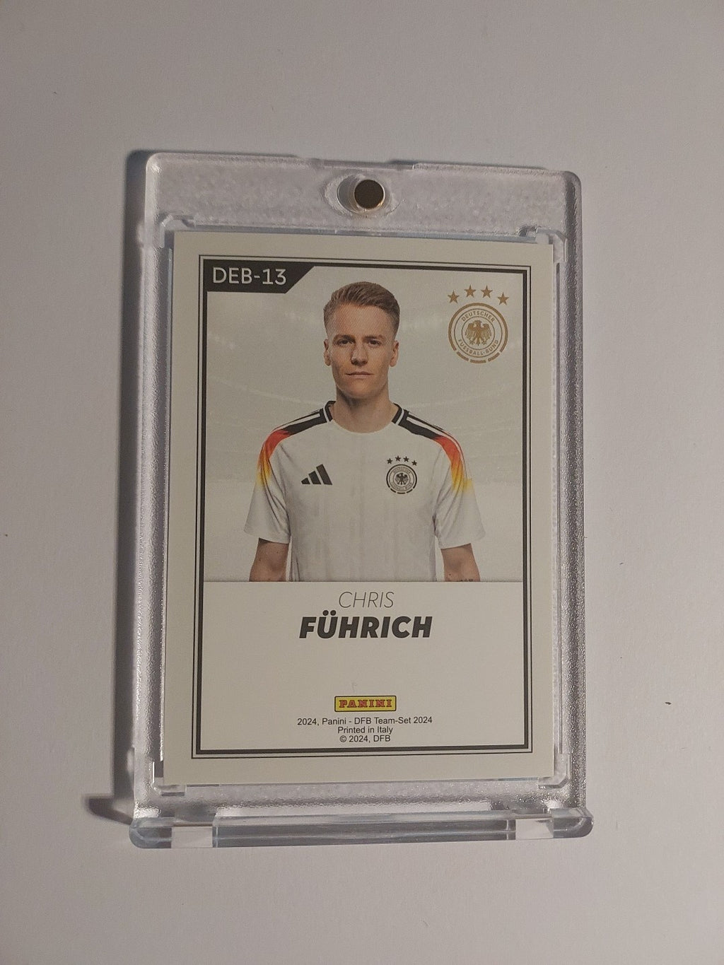 Panini DFB Team Set 2024 Chris Führich Numbered 72/199 Parallel National Debut – Bild 2