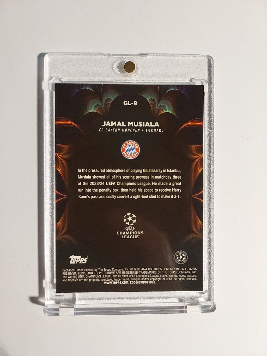 Topps UCC Golazo 2023-24 Jamal Musiala Bayern München Parallel Refractor Rare – Bild 2