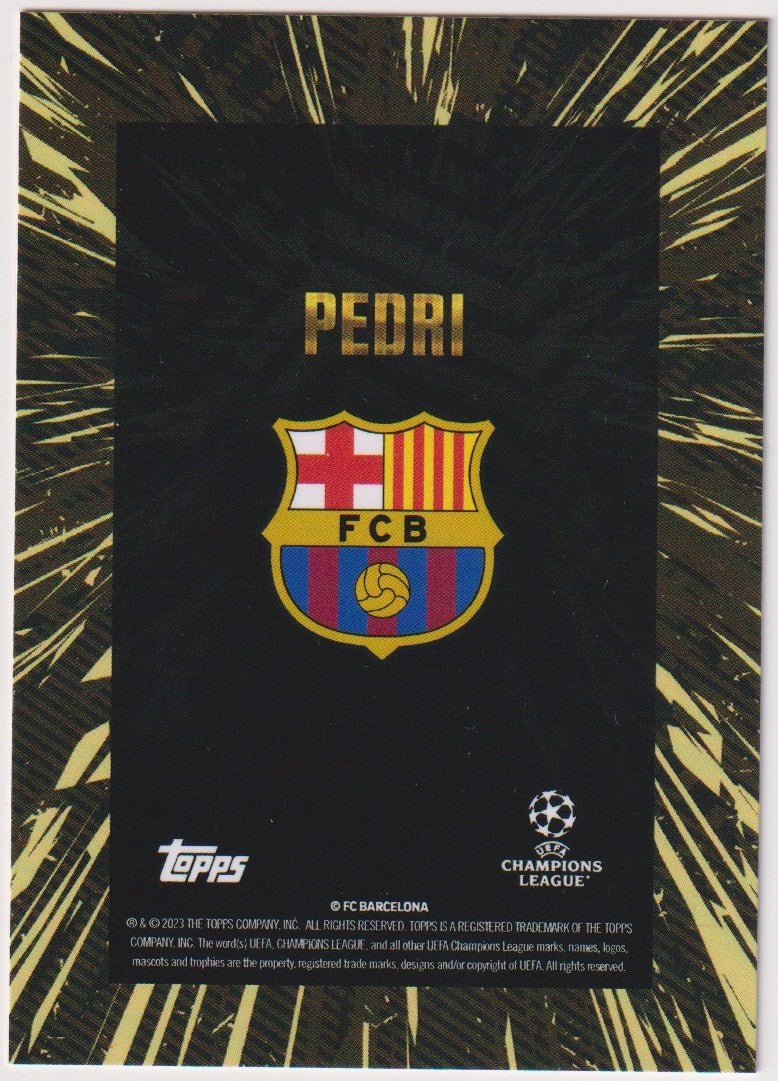 Topps x Whip Gold 2023-24 Pedri FC Barcelona Parallel Rare – Bild 2