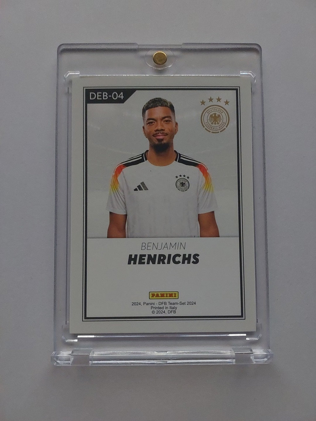 Panini DFB Team Set 2024 National Debut Benjamin Henrichs (Parallel: 28/199) – Bild 2