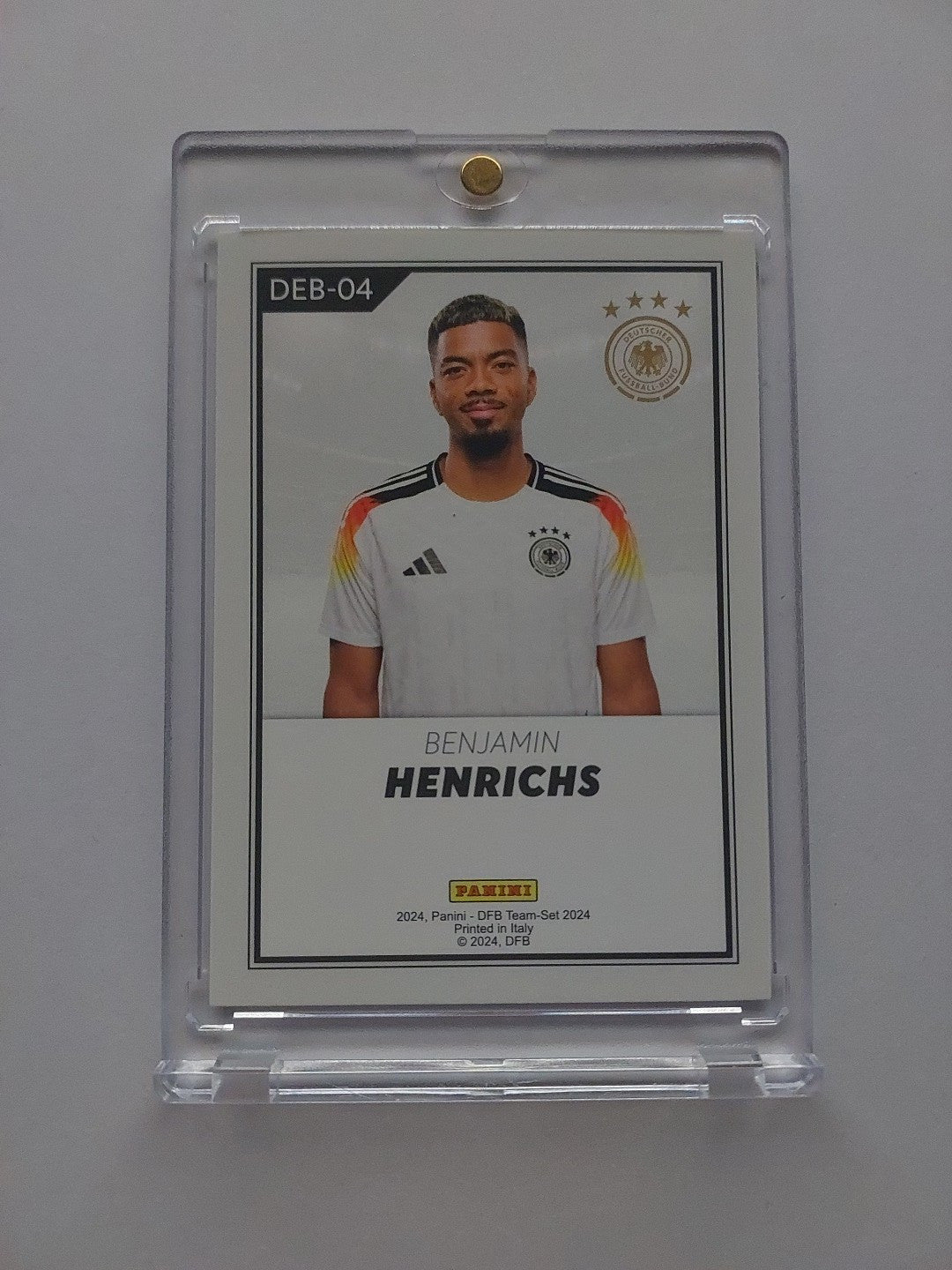Panini DFB Team Set 2024 National Debut Benjamin Henrichs (Parallel: 28/199) – Bild 2