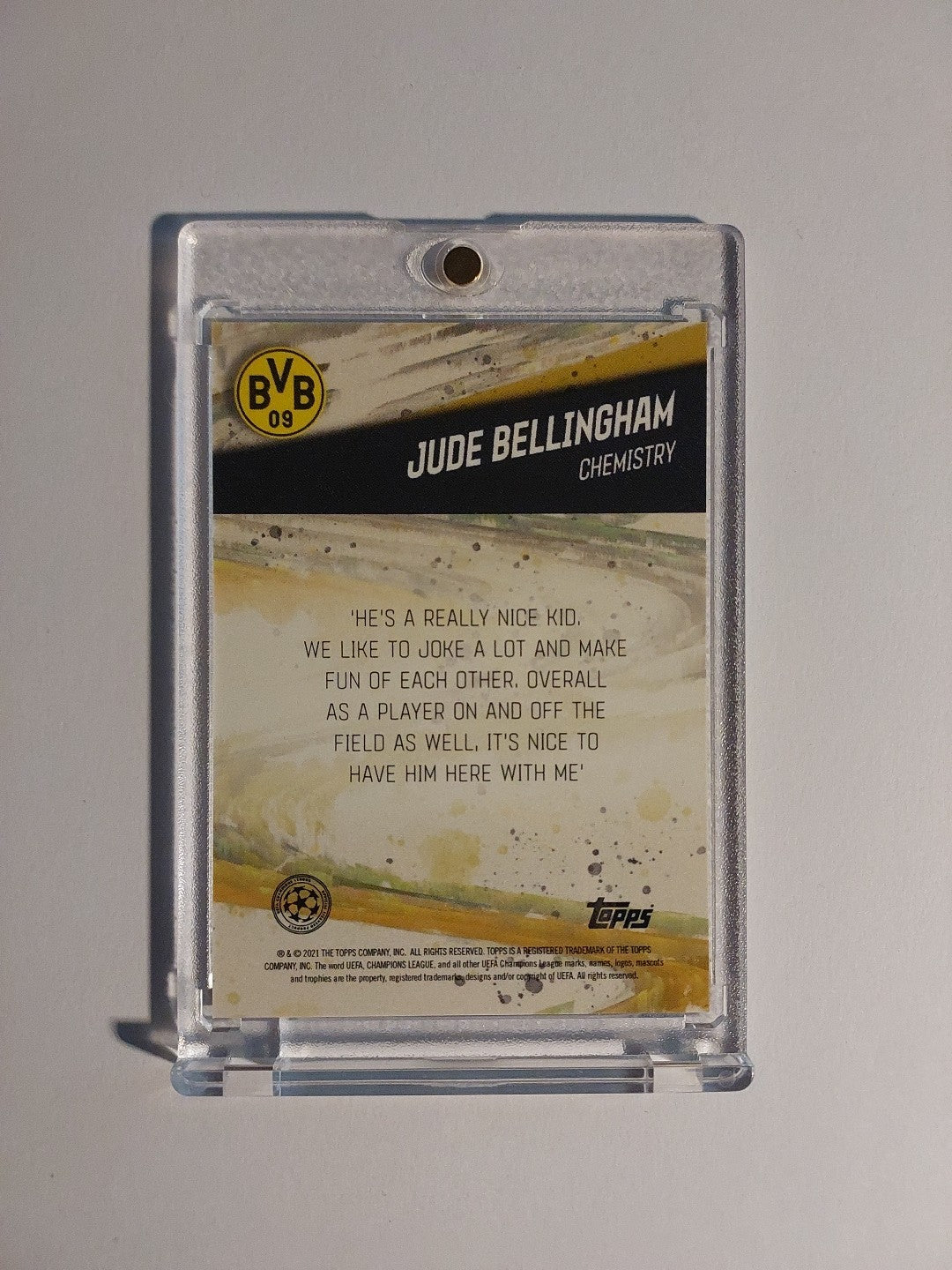 Topps Bundesliga 2020-21 Jude Bellingham Dortmund Parallel Ultra Rare Rookie Hit – Bild 2