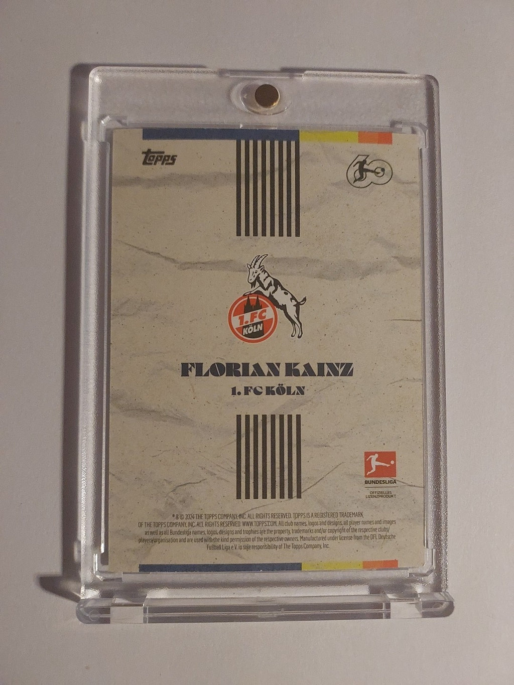 Topps Lothar Matthäus Curated Set 2023-24 Florian Kainz Köln Limited Parallel – Bild 2