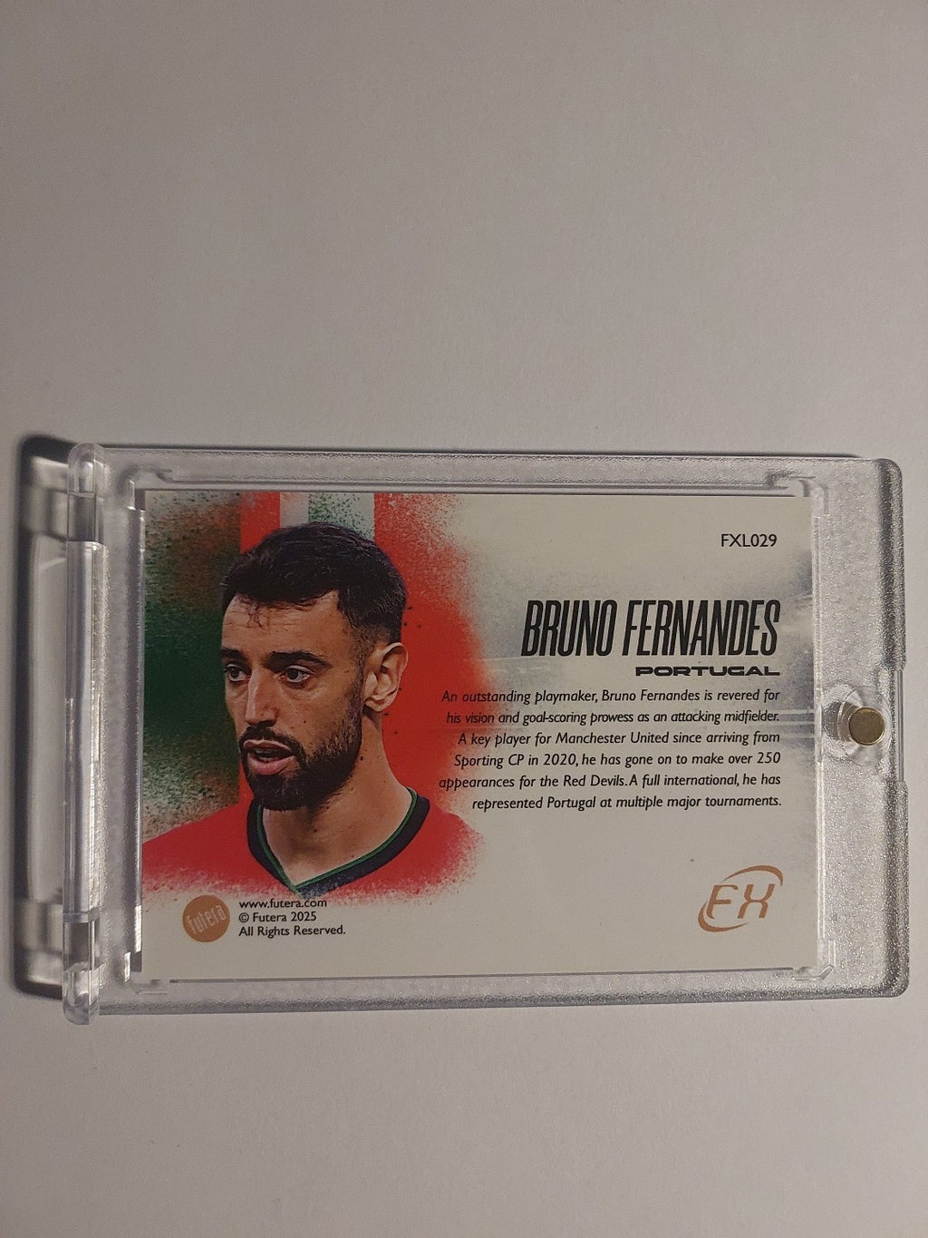 Futera Unique 2024-25 Bruno Fernandes Portugal Manchester United Parallel Rare – Bild 2