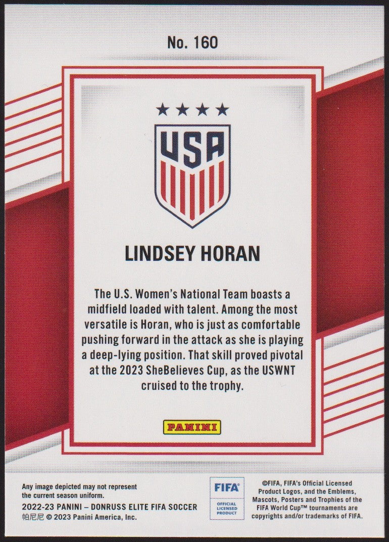Panini 2022-23 Lindsey Horan United States Women's National Team - Parallel – Bild 2