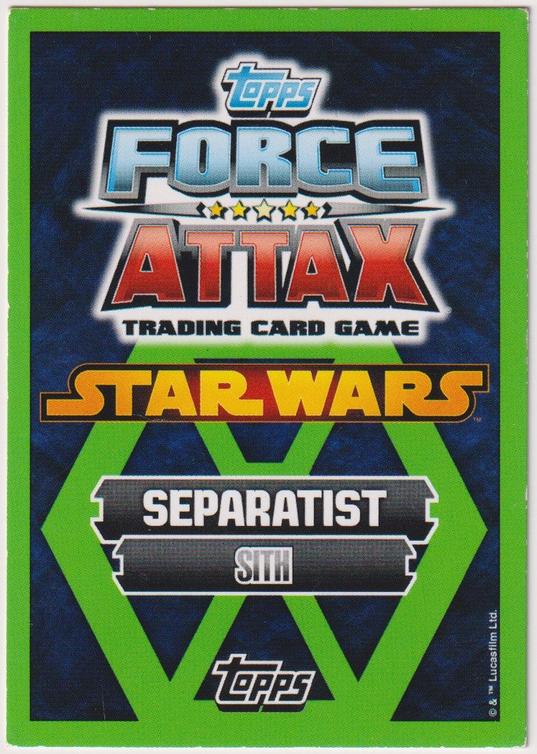 Topps Star Wars 2015 Count Dooku Sith Separatisten TCG Rare #173 – Bild 2