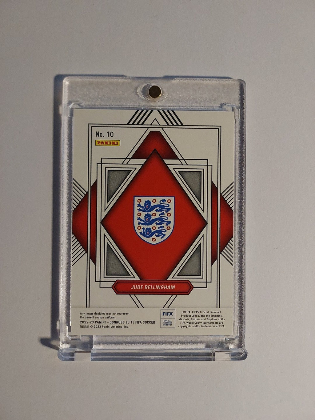 Panini Elite 2022-23 Jude Bellingham England Real Madrid Parallel Ultra Rare Hit – Bild 2