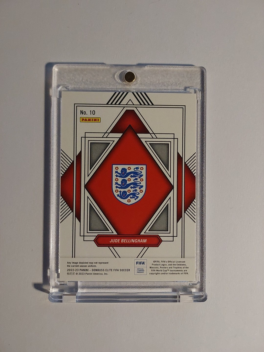 Panini Elite 2022-23 Jude Bellingham England Real Madrid Parallel Ultra Rare Hit – Bild 2
