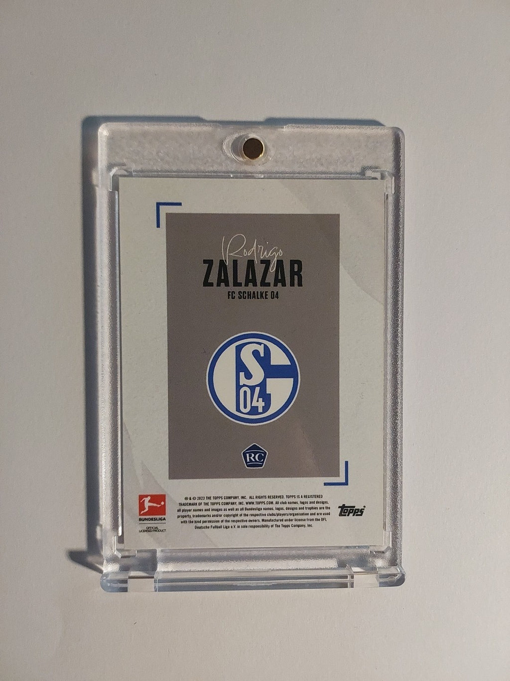 Topps Bundesliga 2022-23 Rodrigo Zalazar Schalke Parallel Rookie Rare Insert Hit – Bild 2