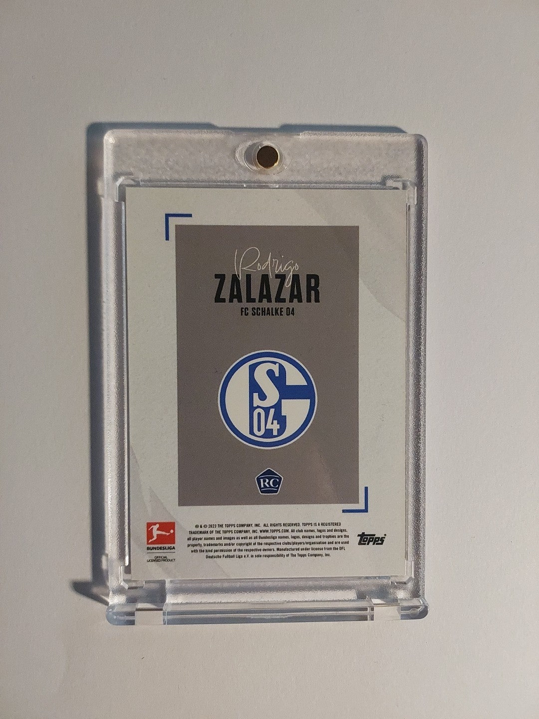 Topps Bundesliga 2022-23 Rodrigo Zalazar Schalke Parallel Rookie Rare Insert Hit – Bild 2