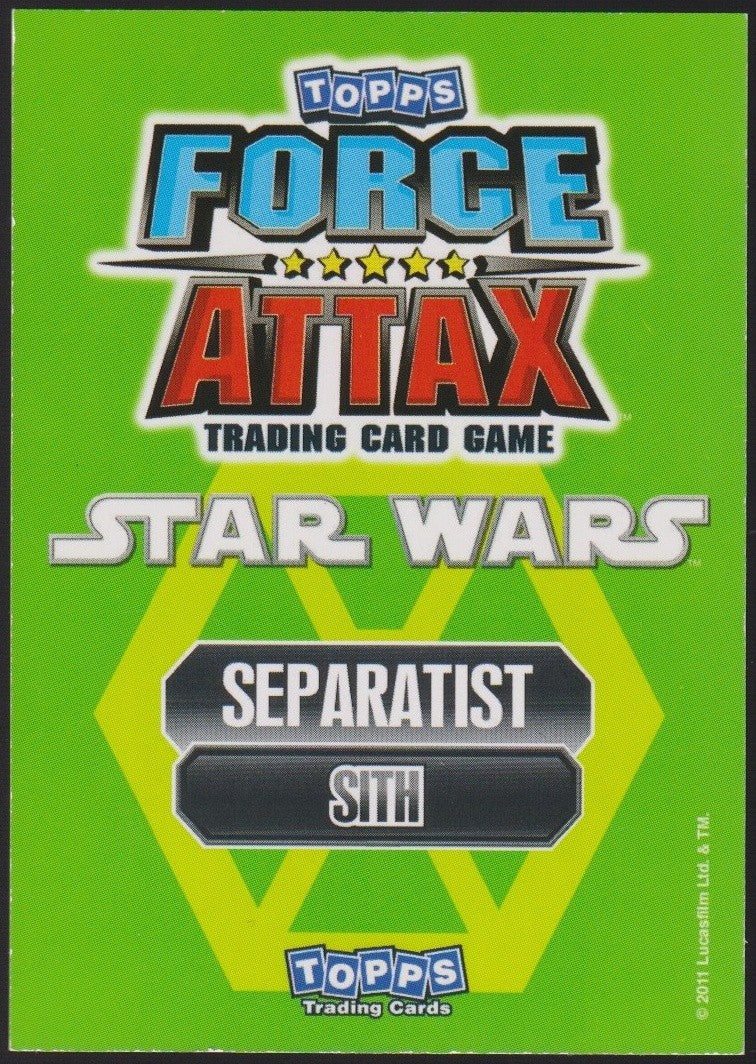 Topps Star Wars 2011 Asajj Ventress Sith Separatisten TCG Rare #209 – Bild 2