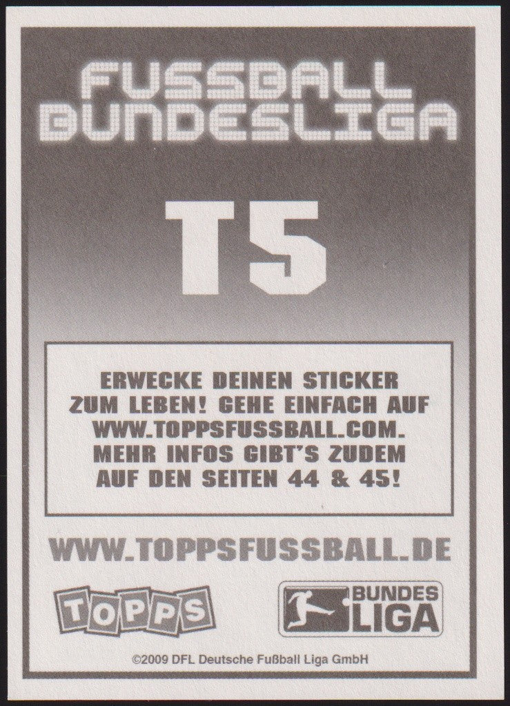 Topps Bundesliga 2008-09 Lukas Podolski 1. FC Köln T5 Parallel Rare – Bild 2