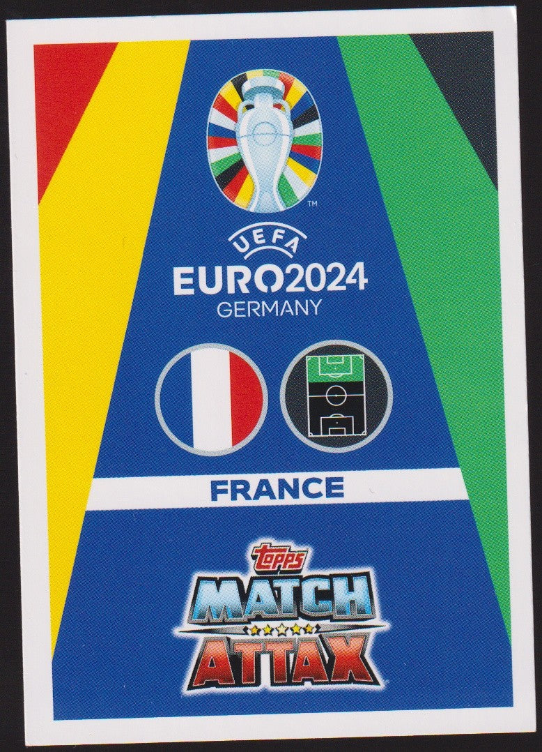 Topps Match Attax 2023-24 Ousmane Dembélé UEFA Euro 2024 Germany Parallel Rare – Bild 2