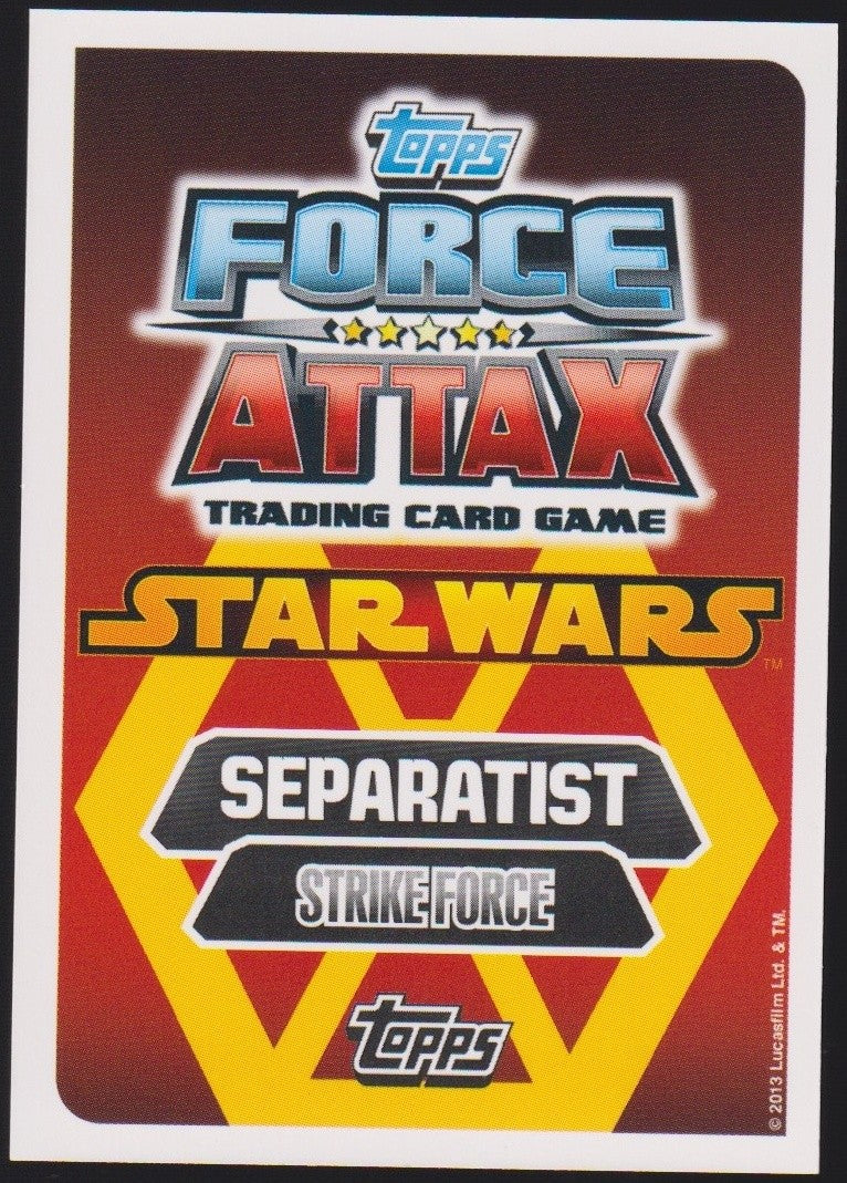Topps Star Wars 2013 Darth Sidious (Movie Version) Separatist Sith TCG Rare #185 – Bild 2