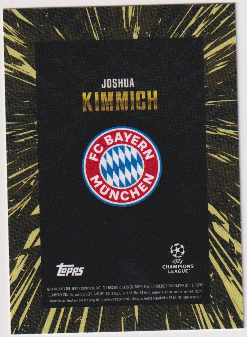 Topps X WHIP 2023-24 Joshua Kimmich FC Bayern München Champions League Parallel – Bild 2