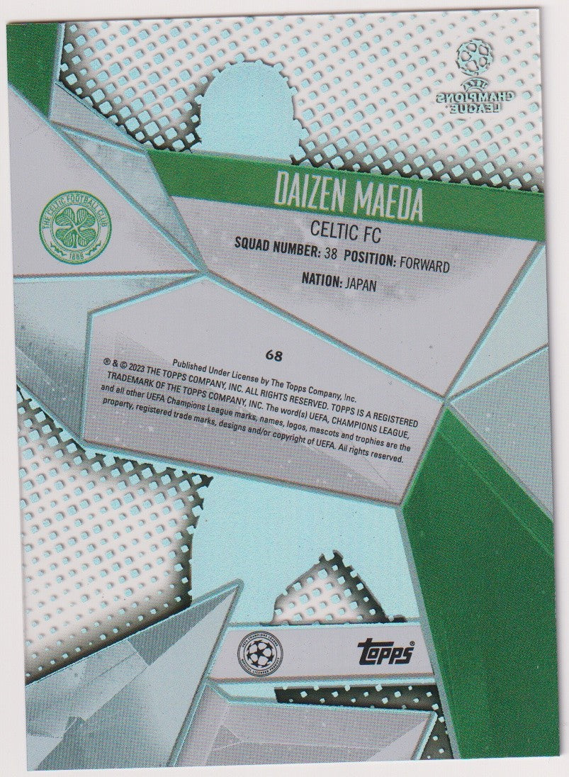 Topps Crystal Premium 2022-23 Daizen Maeda Celtic FC Parallel Rare – Bild 2