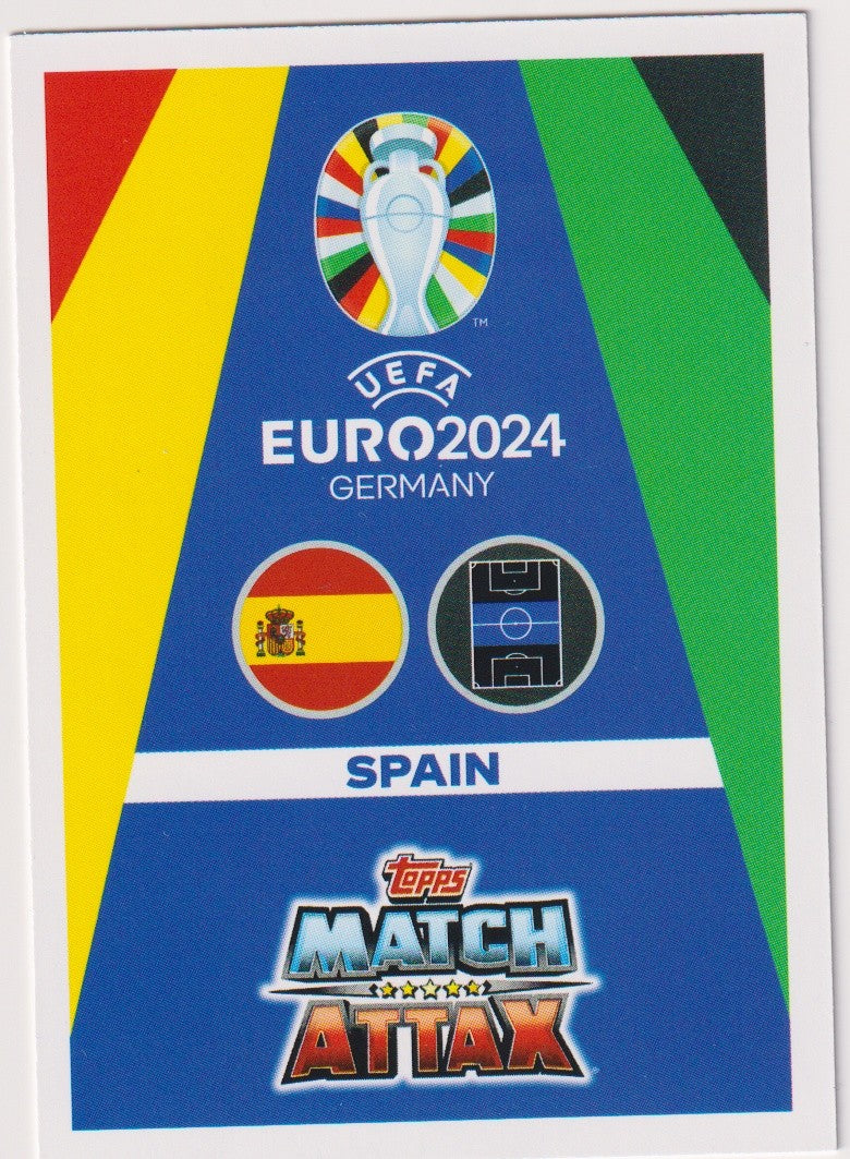 Topps Match Attax 2023-24 Pedri UEFA Euro 2024 Germany Parallel Rare 1 – Bild 2
