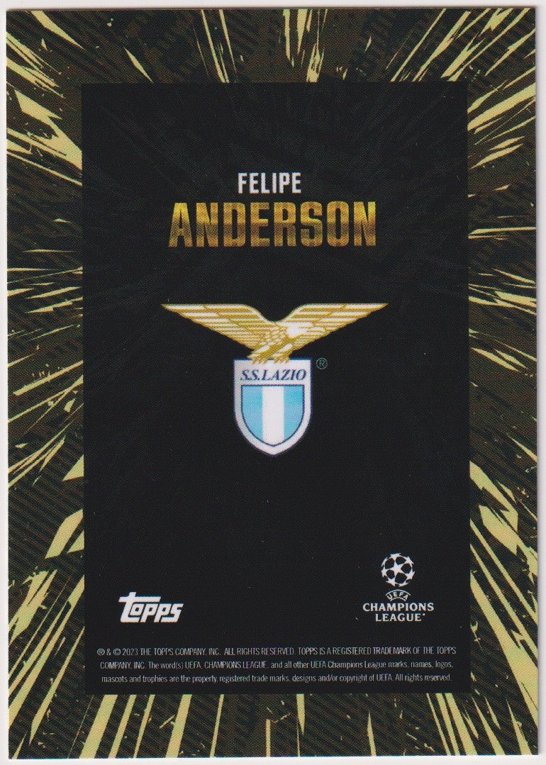 Topps X WHIP Felipe Anderson SS Lazio Parallel Rare – Bild 2