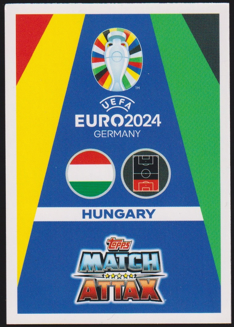 Topps Match Attax 2023-24 Milos Kerkez HUN 9 Parallel Rare – Bild 2