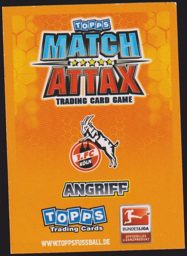 Topps Match Attax Lukas Podolski 1. FC Köln Bundesliga Parallel Rare Nr. 77 – Bild 2