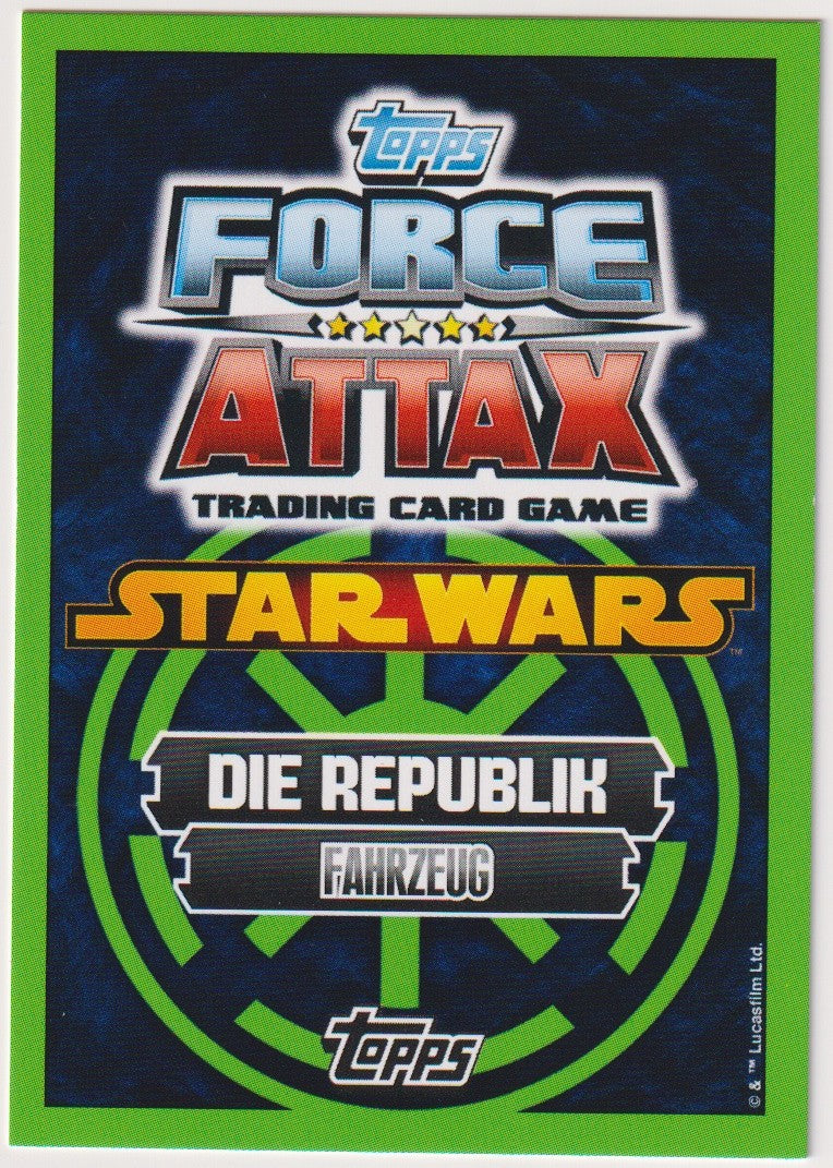 Topps Star Wars 2015 Yoda's Jedi Sternenjäger Republik Fahrzeug TCG Rare – Bild 2