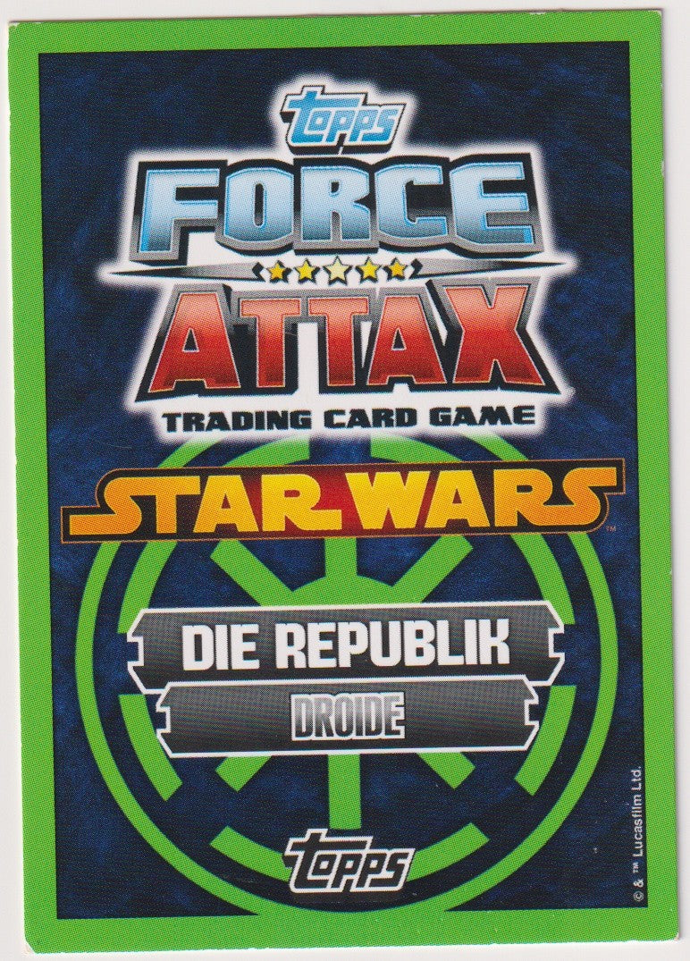 Topps Star Wars 2012 Aziz-3 Droide Republik TCG Rare #104 – Bild 2