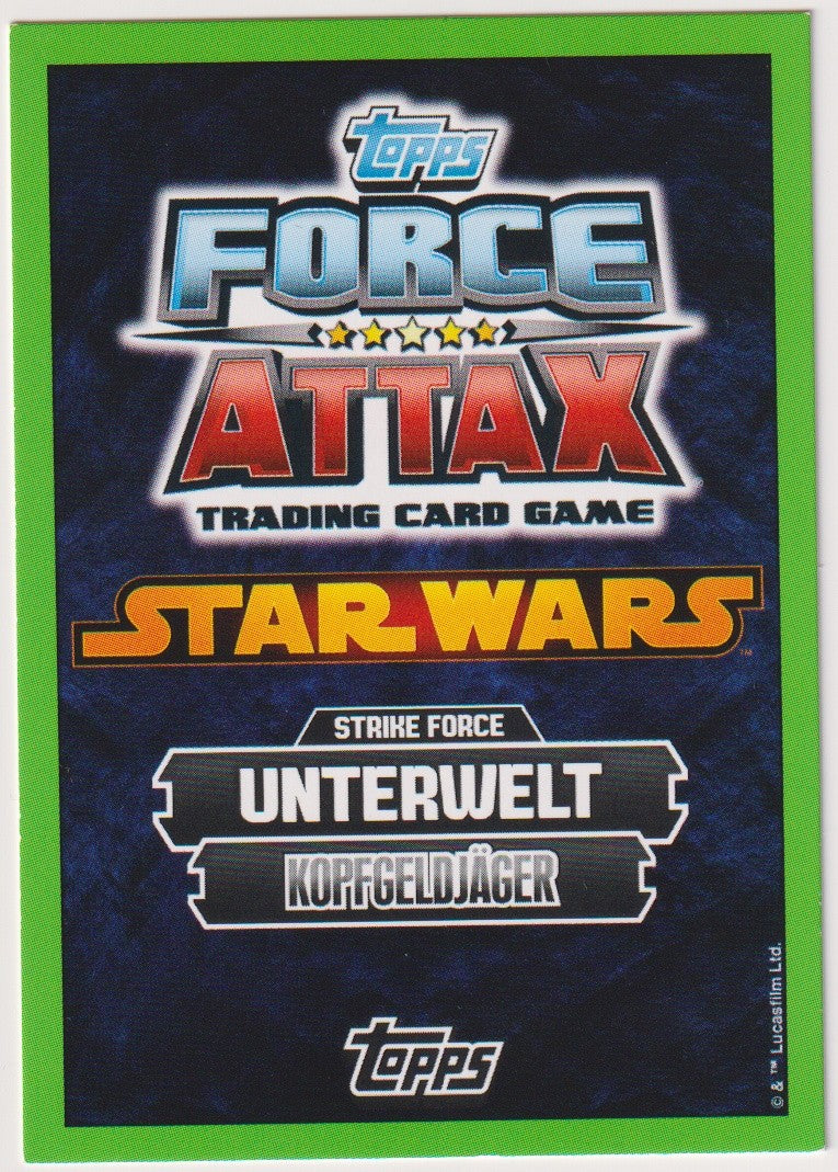 Topps Star Wars 2012 Hondo Ohnaka Unterwelt Pirat TCG Rare #122 – Bild 2