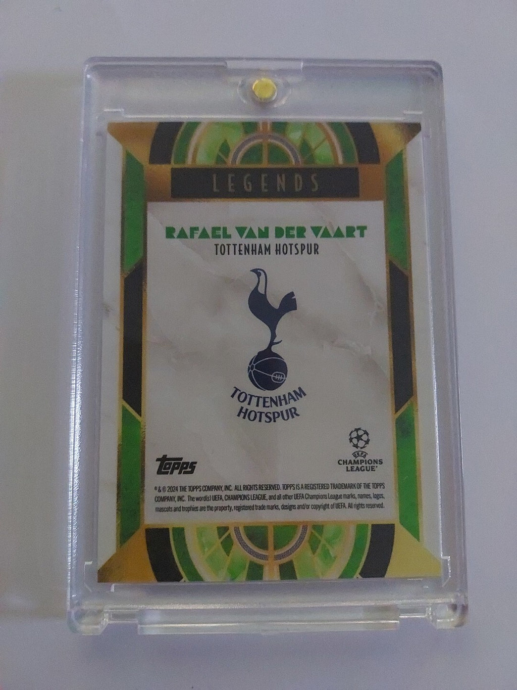 Topps Deco 2024/25 Rafael van Der Vaart Tottenham Nummeriert 22/99 Parallel – Bild 2