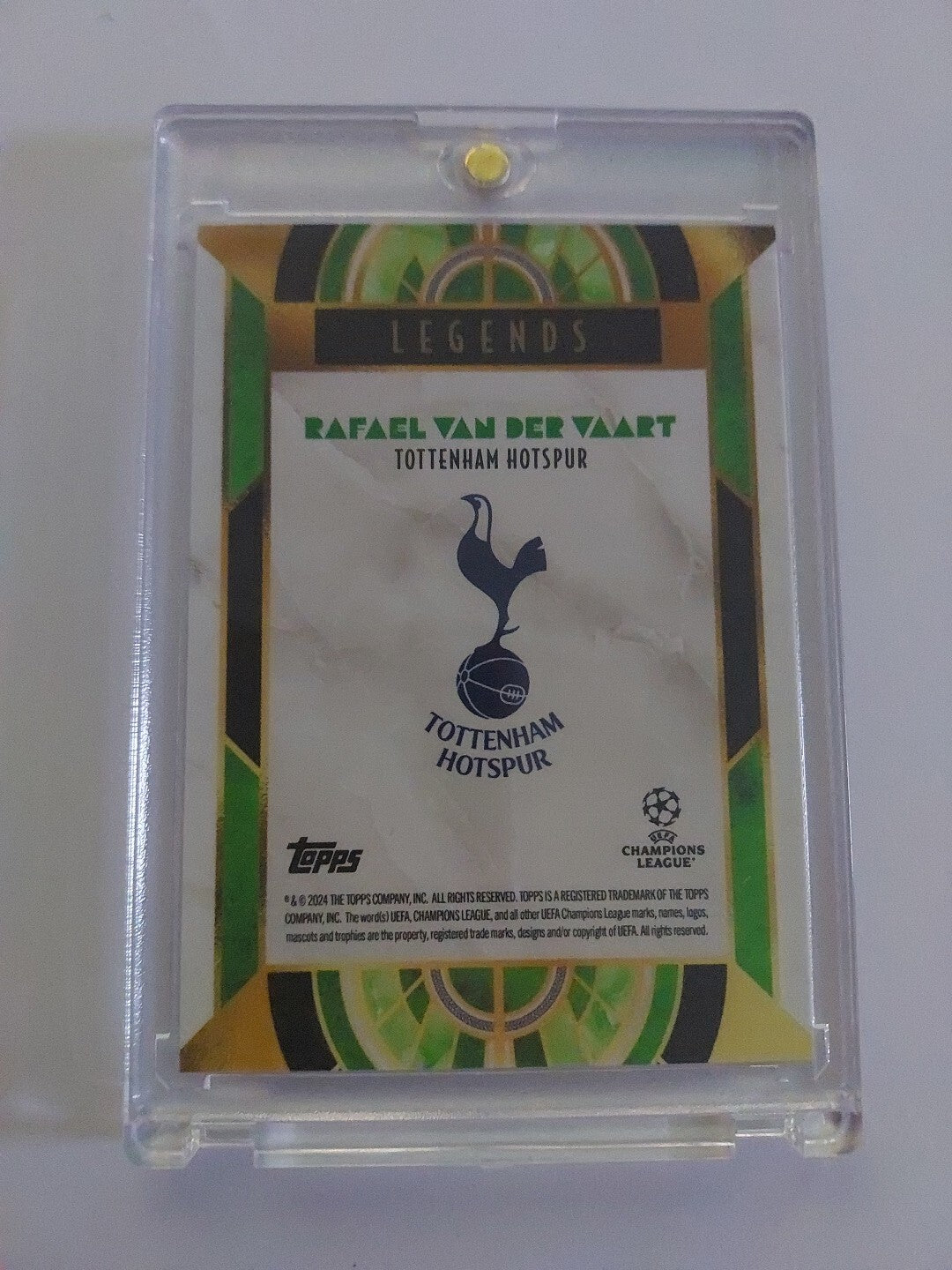 Topps Deco 2024/25 Rafael van Der Vaart Tottenham Nummeriert 22/99 Parallel – Bild 2