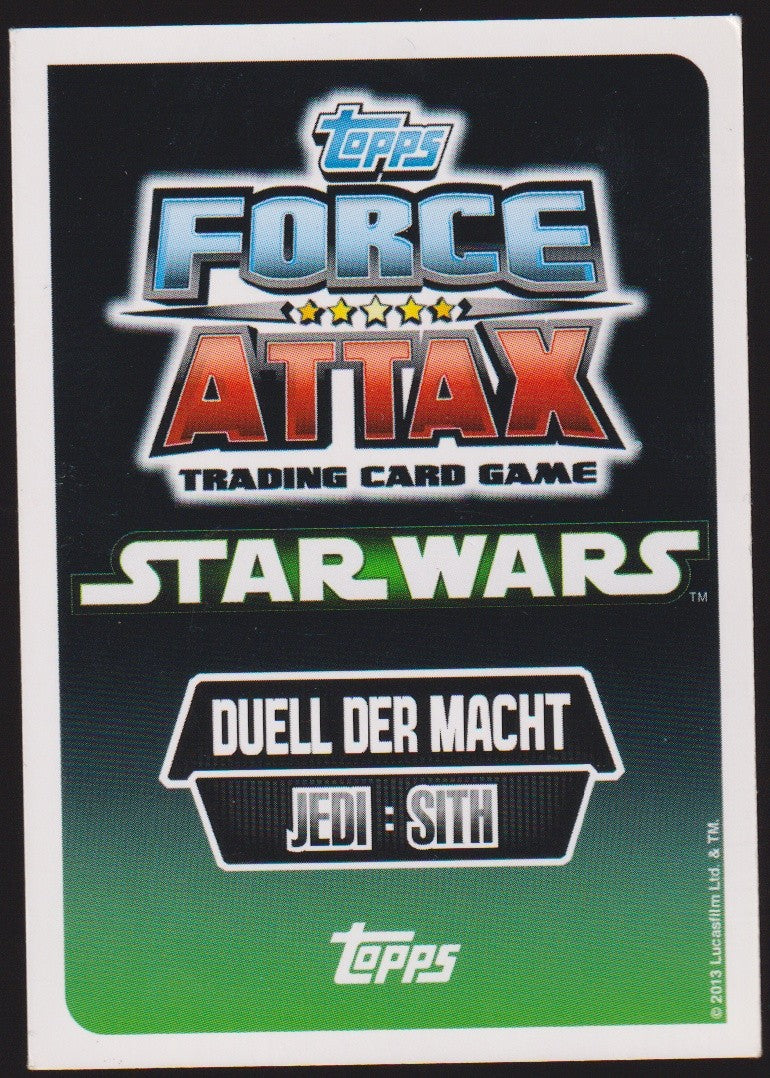 Topps 2013 Anakin Skywalker, Obi-Wan Kenobi: Count Dooku Duell Macht TCG Rare – Bild 2