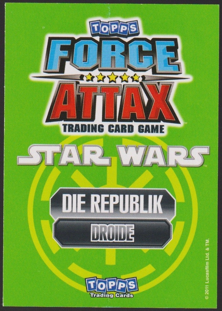 Topps Star Wars 2011 R7-F5 Droide Republik TCG Rare #R7-F5 – Bild 2