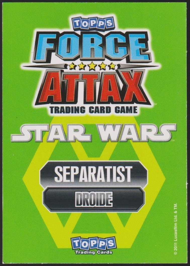 Topps Star Wars 2011 Super-Kampfdroide Separatisten TCG Rare #211 – Bild 2