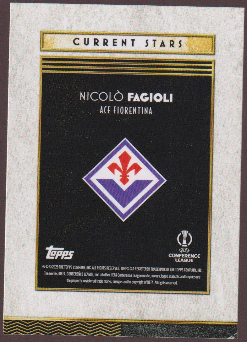Topps 2024-25 Nicolò Fagioli ACF Fiorentina Conference League – Bild 2