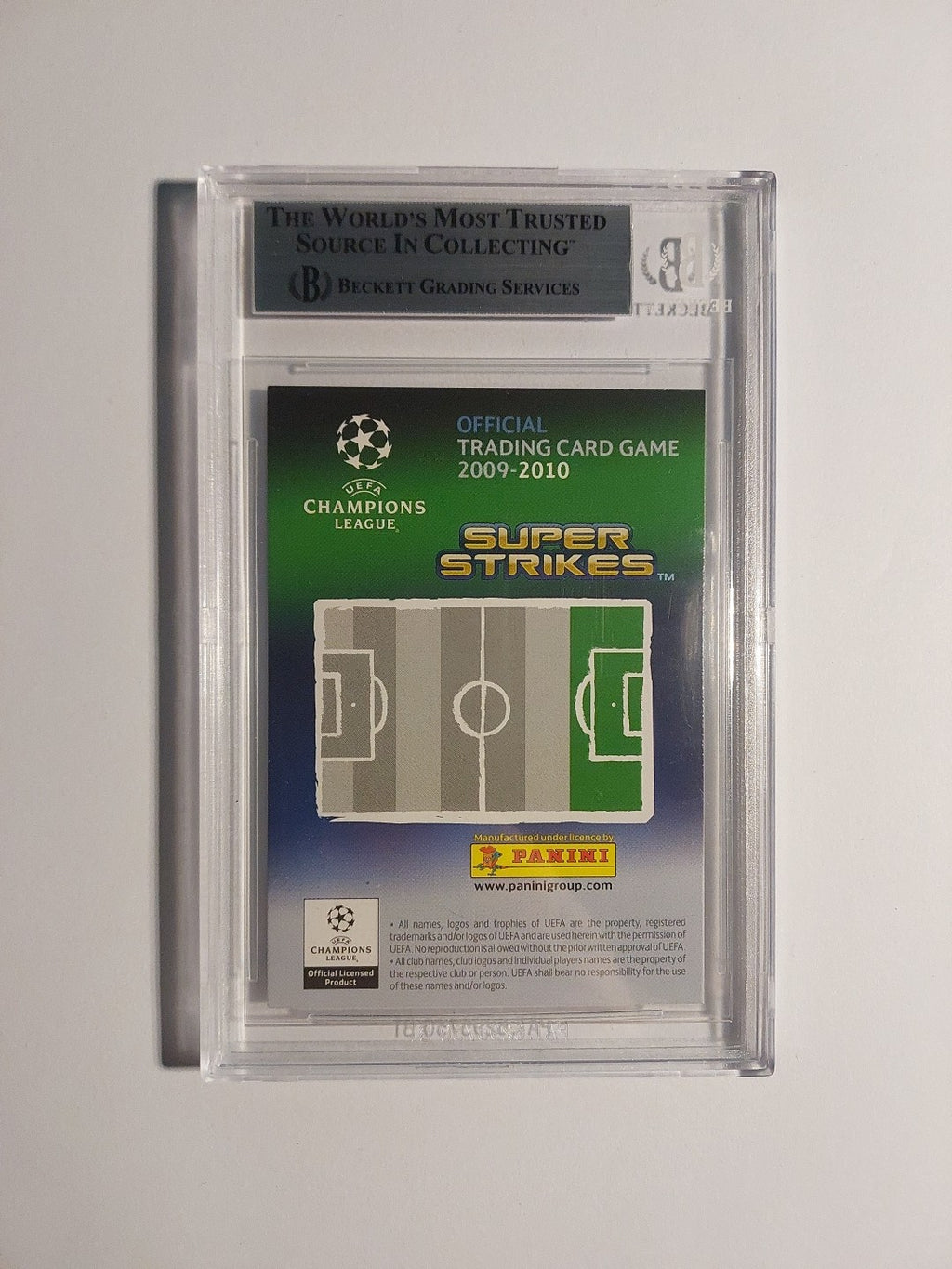 Panini Champions League 2009-10 Samuel Eto'o Inter Mailand Vintage BGS 8.5 PSA – Bild 2