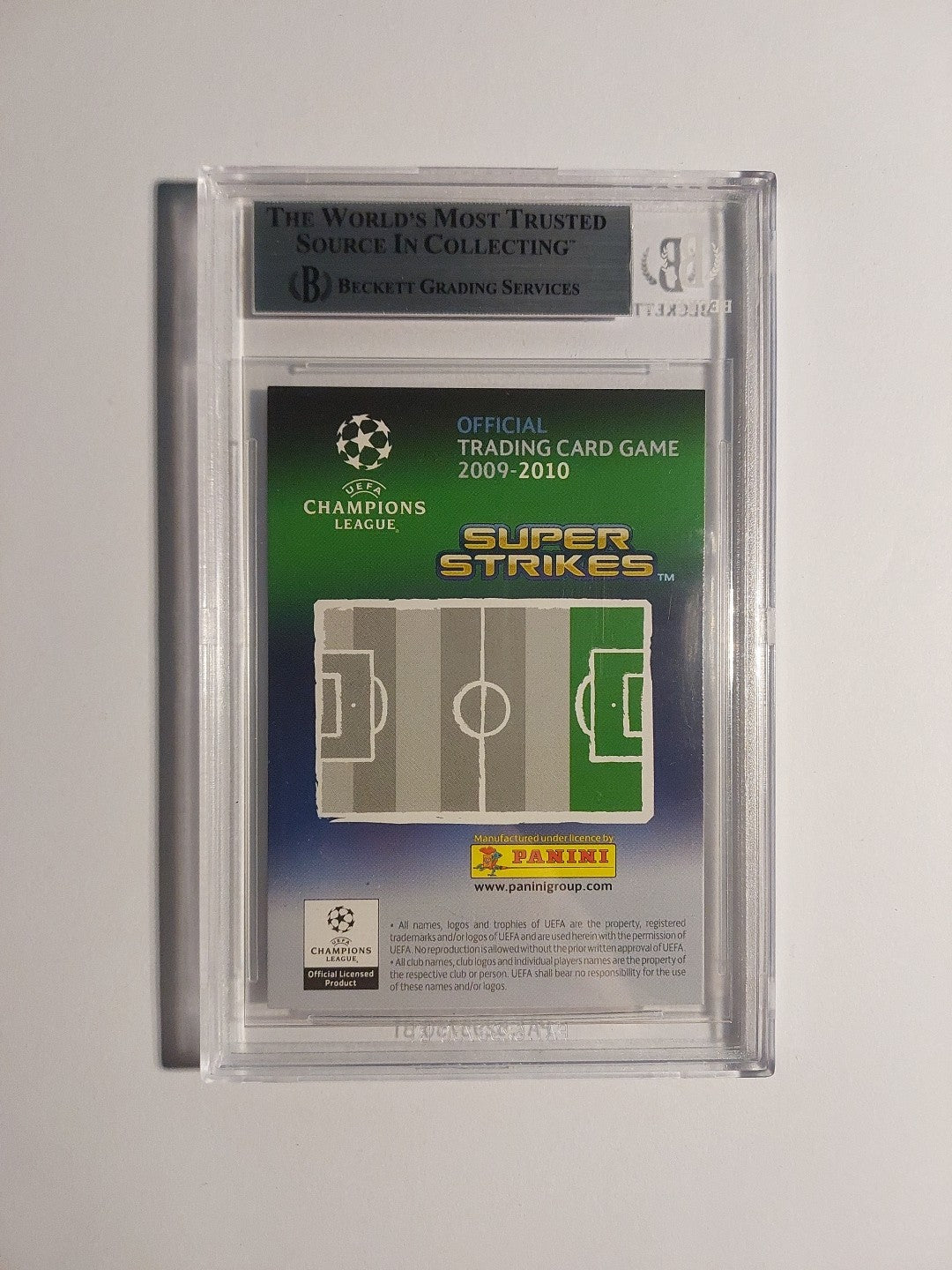 Panini Champions League 2009-10 Samuel Eto'o Inter Mailand Vintage BGS 8.5 PSA – Bild 2