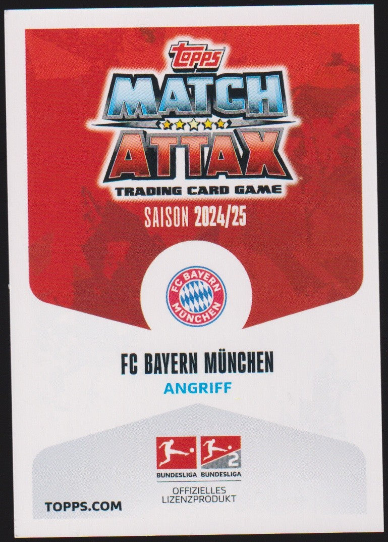 Topps Match Attax 2024-25 Michael Olise FC Bayern München Bundesliga Parallel – Bild 2