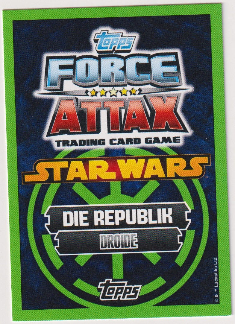 Topps Star Wars 2015 C-3PO Droide Republik TCG Rare Nr 12 – Bild 2