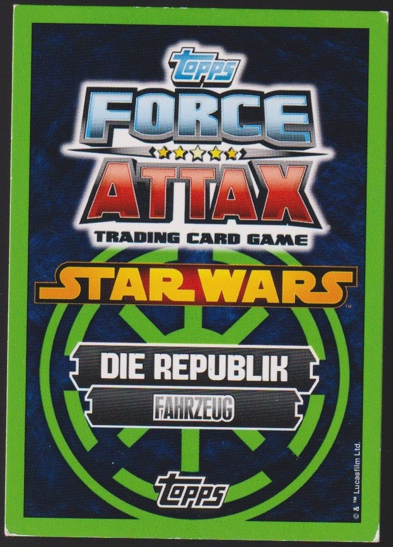 Topps Star Wars 2012 Republikanische Fregatte Fahrzeug Republik TCG Rare #37 – Bild 2